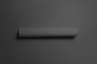 Siyah A3 Poster Mock-Up - haddelenmiş