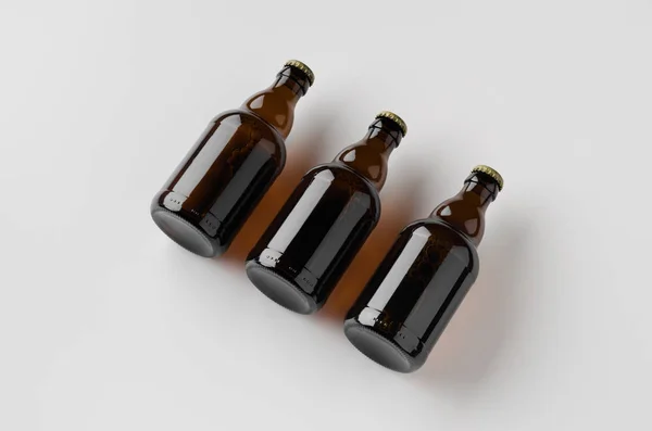 Mockup botella de cerveza Steinie . — Foto de Stock