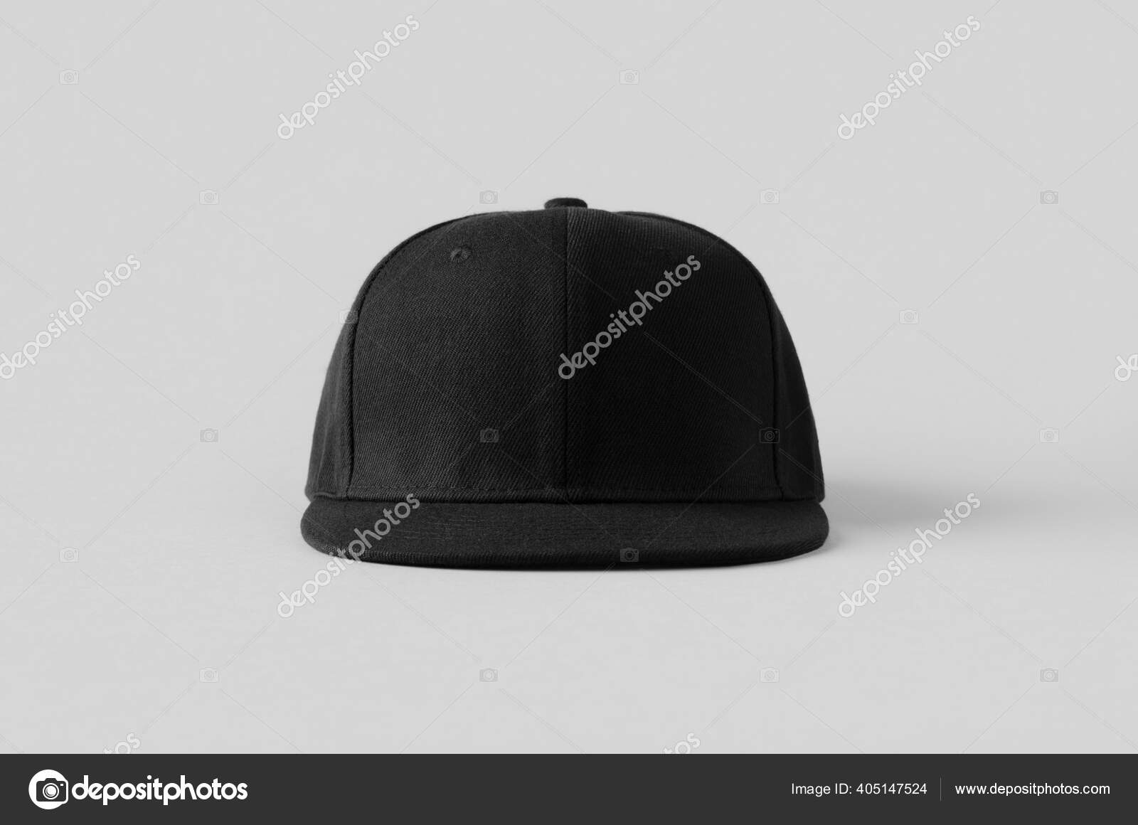 Download Black Snapback Cap Mockup Grey Background Front View Royalty Free Photo Stock Image By C Shablonstudio 405147524