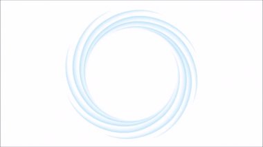 Beyaz arka planda spiral etrafında dönüyor