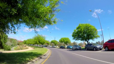 Araç Pov, doğal Savaş Anıtı sürücü, Adelaide Güney Avustralya sürüş.