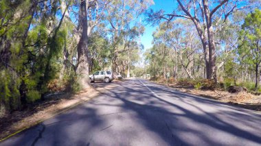 Araç Pov, Mount Yüce Zirvesi, Adelaide Hills Güney Avustralya sürüş.