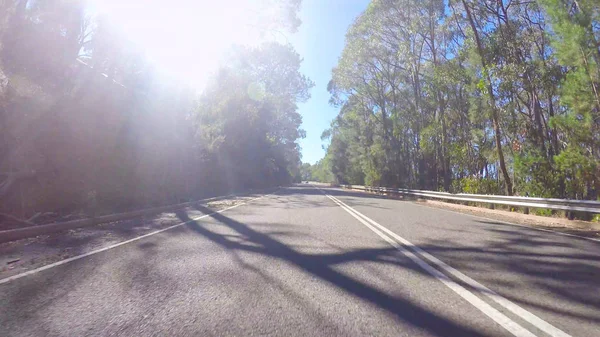 Araç Pov, MT Yüce zirve Road, Adelaide Hills Güney Avustralya sürüş.