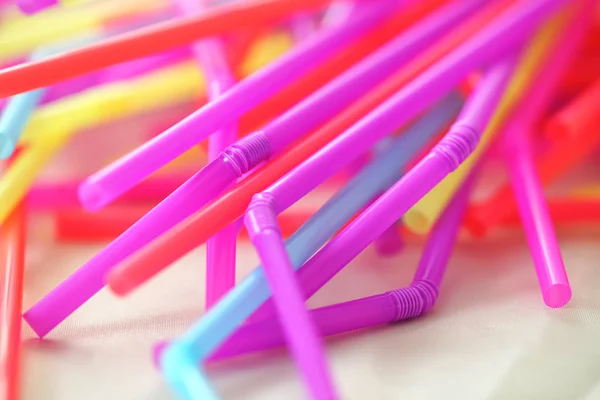 Banning plastic straws enviromental concerns concept. — Stock Photo, Image