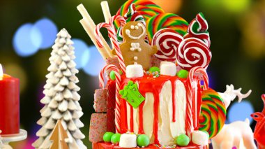 Eğilim Candy Noel damla kek arazi..