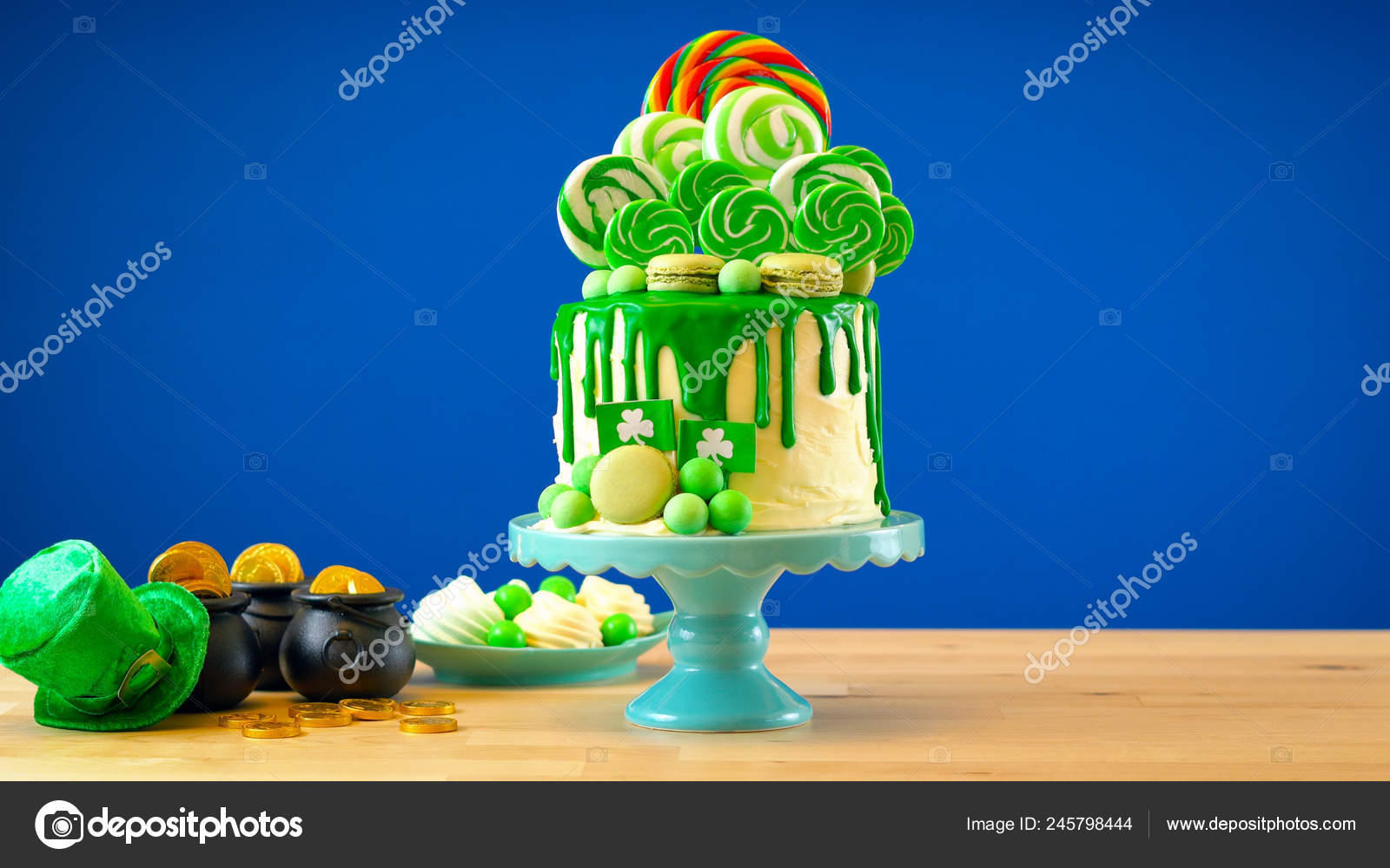 St Patricks Day Theme Lollipop Candy Land Drip Cake Stock Photo By C Amarosy St Patricks Day Theme Lollipop Candy Land Drip Cake Stock Photo By C Amarosy