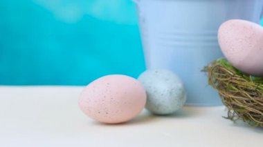 Avustralya sütlü çikolata Bilby Paskalya yortusu yumurta ile yumurta yuvada