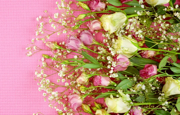 Floral background for feminine holiday, birthday, or Mothers Day celebration.