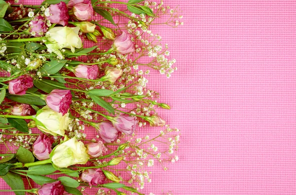 Floral background for feminine holiday, birthday, or Mothers Day celebration.