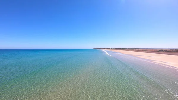 Drone légifelvétel a Sellicks Beach, Dél-Ausztrália. — Stock Fotó