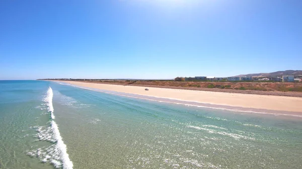 Drone flygvy över Sellicks Beach, South Australia. — Stockfoto