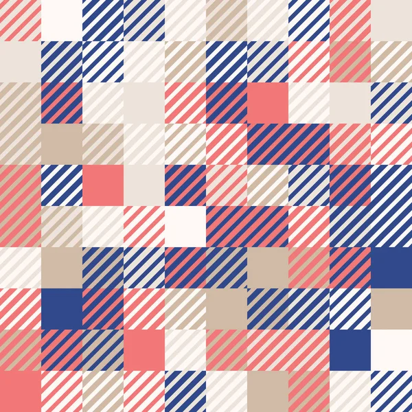 Streszczenie Tło Geometrycznych Losowe Kolorowanie Wektor Wzór Ilustracja Kolorowy Mozaiki — Wektor stockowy