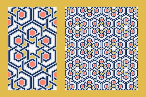 传统的阿拉伯伊斯兰几何艺术 单地瓷砖和阿拉伯风格的无缝重复模式 摩洛哥图案墙砖 向量例证 — 图库矢量图片