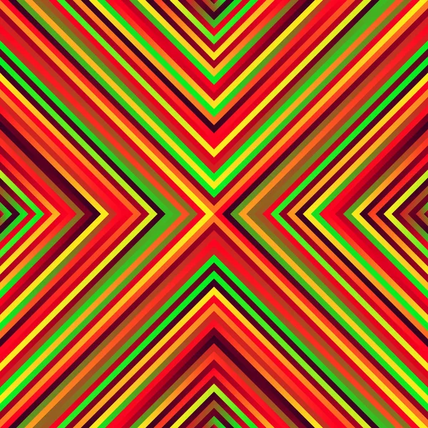 Cuadrados locos - patrón geométrico brillante con colores de neón en negrita . — Vector de stock