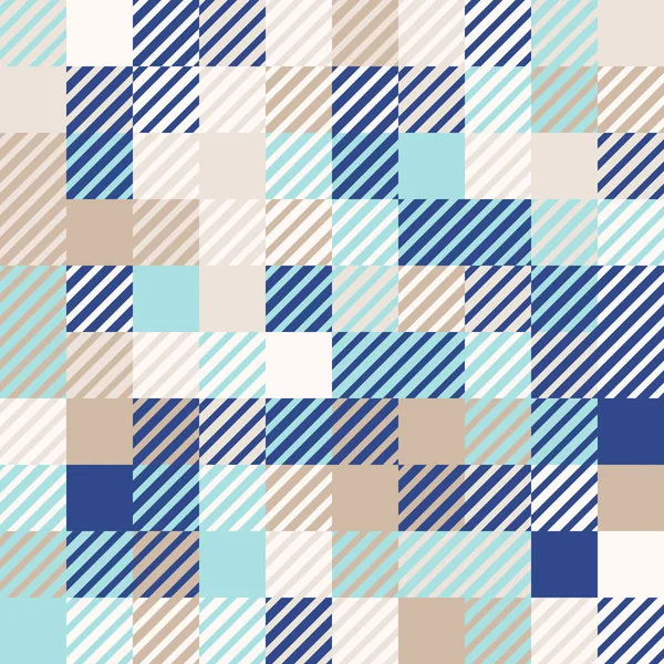 Fondo de mosaico geométrico abstracto de color aleatorio — Vector de stock