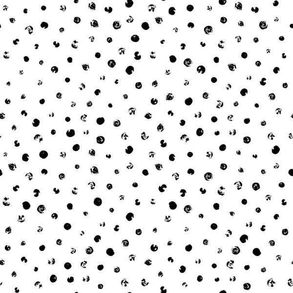 Random scattered polka dots, abstract black and white background. Stock ...