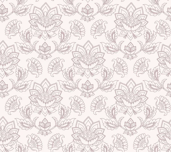 Jacobean çiçekli illüstrasyon, çayır çiçekli arka plan. Arka planda iki renkli şifalı bitki var. Kusursuz vektör deseni. Jacobean işlemeli çiçek, bitkisel koleksiyon.