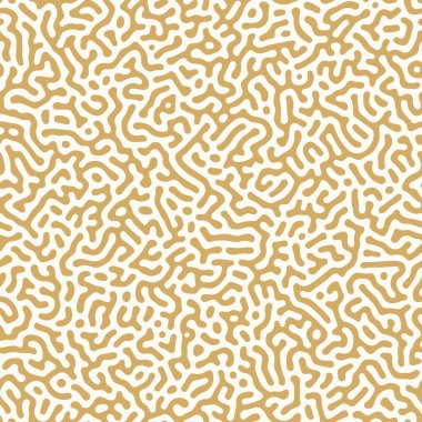 Soyut organik arka plan, doğal labirent, reaksiyon difüzyon deseni. Kusursuz vektör deseni. Soyut doğal arkaplan. Organik doku