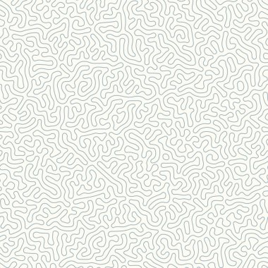 Soyut organik arka plan, doğal labirent, reaksiyon difüzyon deseni. Kusursuz vektör deseni. Soyut doğal arkaplan. Organik doku