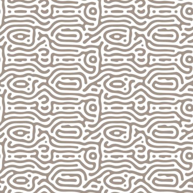 Soyut organik arka plan, doğal labirent, reaksiyon difüzyon deseni. Kusursuz vektör deseni. Soyut doğal arkaplan. Organik doku