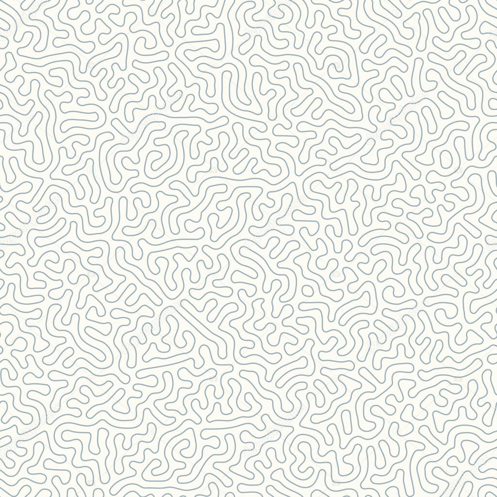 Abstract organic background, natural maze labyrinth, reaction diffusion pattern. Seamless vector pattern. Abstract natural background. Organic texture