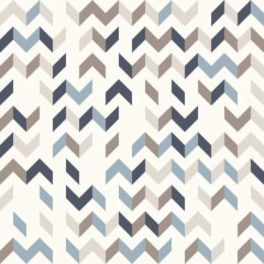 Tarafsız renklerle soyut geometrik arkaplan. Kusursuz vektör deseni. Kahverengi kahverengi, lacivert ve deniz mavisi doğal renkler. Moda kumaş yama tasarımı. Basit geometri sembolü deseni
