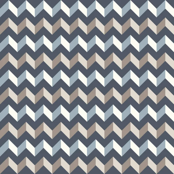 Abstrakter Geometrischer Hintergrund Neutralen Farben Nahtloses Vektormuster Braunes Taupe Marineblau — Stockvektor