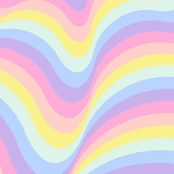 Geometrik Çizgili Arka Plan Pastel Gökkuşağı Spektrum Renkleri Lgbtq Renkleri — Stok Vektör
