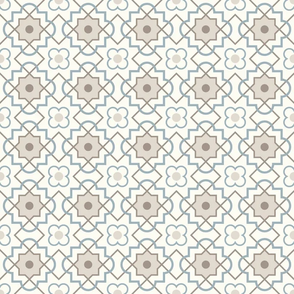 Motif Moderne Enchevêtré Basé Sur Des Motifs Géométriques Arabes Traditionnels — Image vectorielle