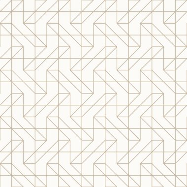 Açık bej arkaplanda ince altın rengi kahverengi çizgiler, kusursuz geometrik doğrusal desen. Duvar kağıtları, tekstil, ambalaj kağıdı, ambalaj kağıdı, altın çizgi dokusu için mükemmel.