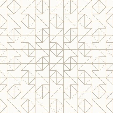 Açık bej arkaplanda ince altın rengi kahverengi çizgiler, kusursuz geometrik doğrusal desen. Duvar kağıtları, tekstil, ambalaj kağıdı, ambalaj kağıdı, altın çizgi dokusu için mükemmel.