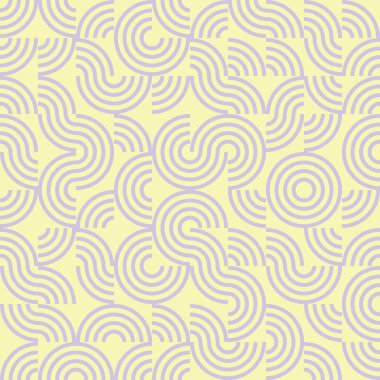 Soyut geometrik zemin, gaddarlık bauhaus stili elementler rastgele sırada, farklı renkler, kusursuz vektör jeo bg deseni, basit düz geometri şekilleri duvar kağıdı, kumaş, yaratıcı web projeleri.