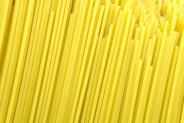 Spaghetti Gelb Italienische Pasta Linie Muster Lebensmittel Hintergrundkonzept Nahaufnahme — Stockfoto
