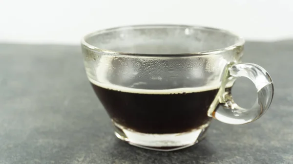 Чашка Горячего Кофе Белом Фоне — стоковое фото