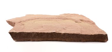 Beyaz arka plan üzerinde taş kaide üst boş alan. ürün ekranı için, mockup tasarım için Boş