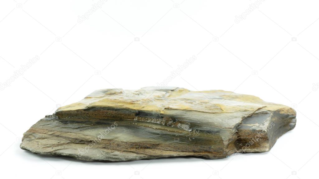 Rock isolated on white background. for product display, Blank for mockup design