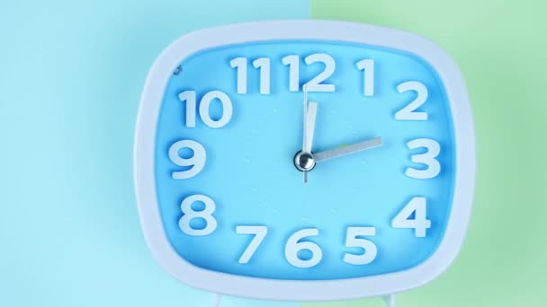 Saat Kapatıyoruz Zaman Aşımı Hızlı Ilerliyor Zaman Kavramı — Stok video