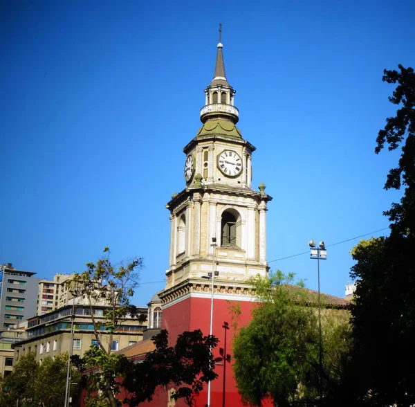 Catedral Metropolitana Santiago Ubicada Famosa Plaza Armas Santiago Chile —  Fotos de Stock