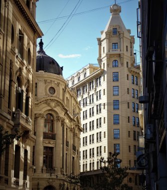 New York sokak veya mahalle Şili'de borsa