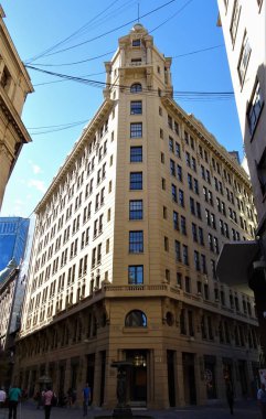 New York sokak veya mahalle Şili'de borsa