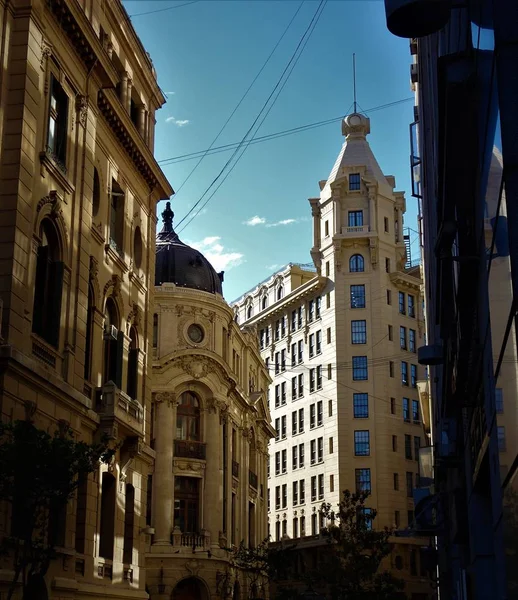 New York Street Oder Nachbarschaft Der Börse Chile — Stockfoto