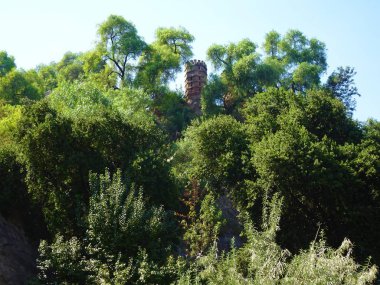Şili Cerro Santa Lucia Üzerinde Kale