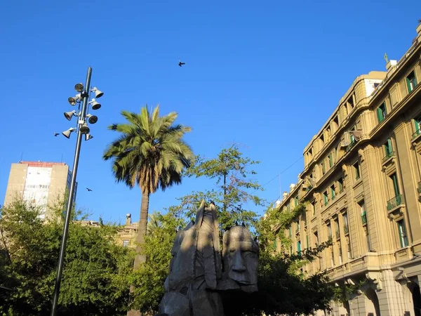 Plaza Armas Santiago Chile — Stockfoto