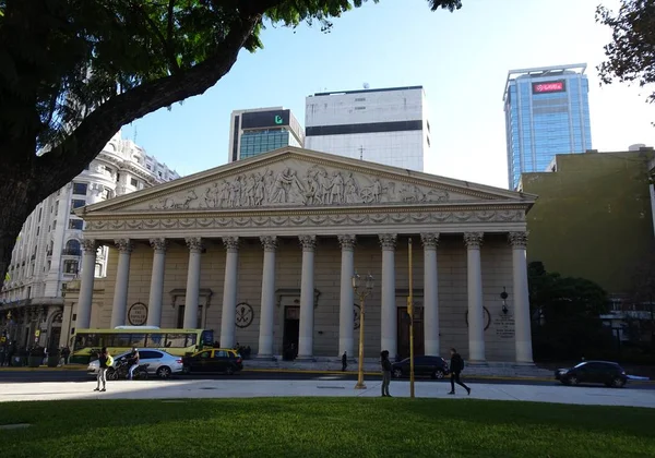 Catedral Metropolitana Buenos Aires Santísima Trinidad Principal Templo Católico Argentina —  Fotos de Stock