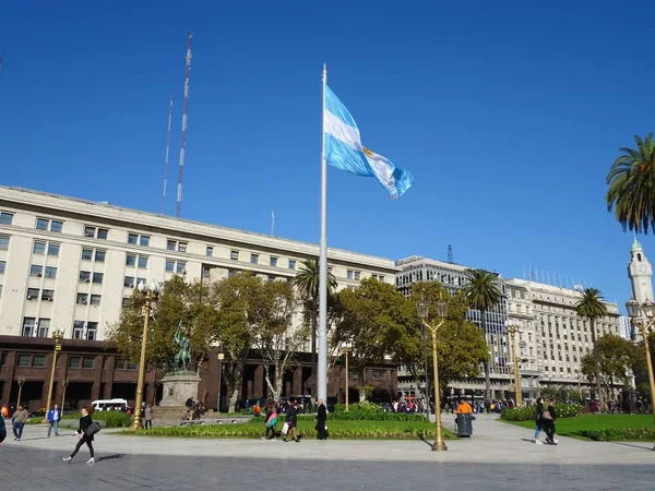 Plaza Mayo Lugar Fundacional Ciudad Buenos Aires Argentina Nació Unión —  Fotos de Stock