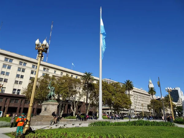 Plaza Mayo Lugar Fundacional Ciudad Buenos Aires Argentina Nació Unión — Foto de Stock