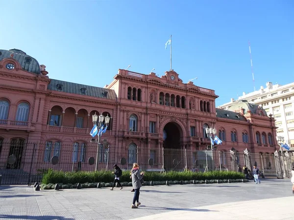 Casa Rosada Staden Buenos Aires Argentina — Stockfoto