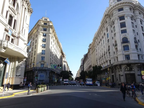 Obelisk Buenos Aires Historyczny Pomnik Uważany Ikonę Miasta Buenos Aires — Zdjęcie stockowe