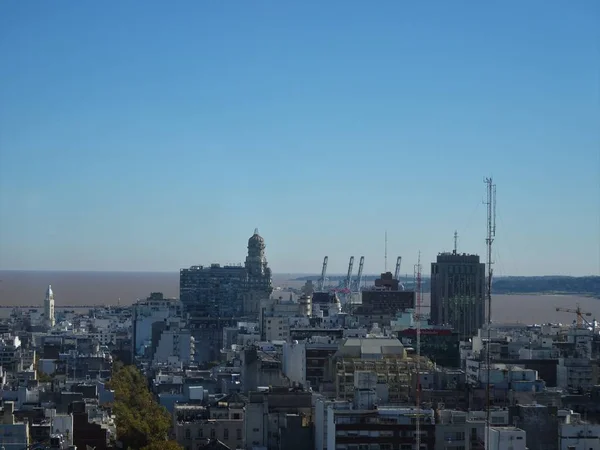 Vue Paysage Ville Montevideo Uruguay Depuis Municipalité Montevideo — Photo