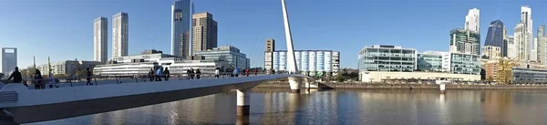 Pont Femme Est Pont Haubans Contrepoids Pylône Buenos Aires Argentine — Photo